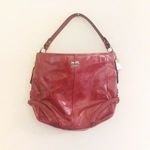 Coach Patent Leather Shoulder Bag